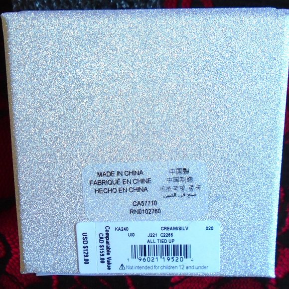 ♠️ Kate Spade ♠️ "All Tied Up" Pendant and Studs Set - Picture 6 of 6